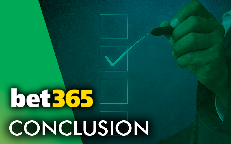 The hand ticks the checklist and Bet365 logo
