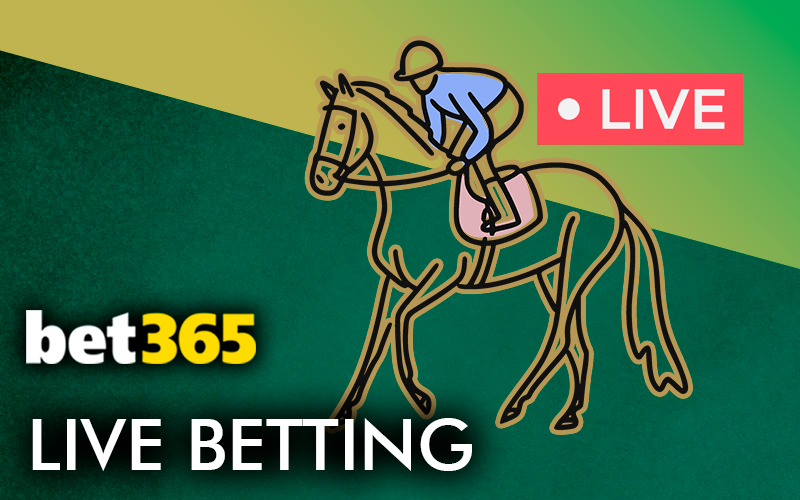 Horse racing and live icon ant Bet 365 logo
