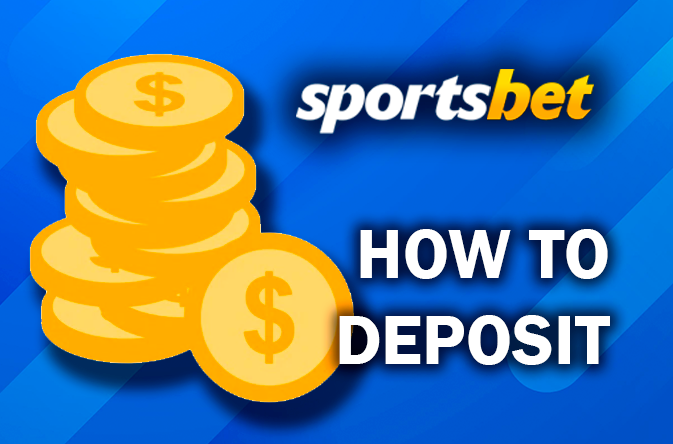 A handful of coins and sportsbet logo