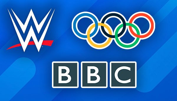 WWE, Olympiad and BBC logo