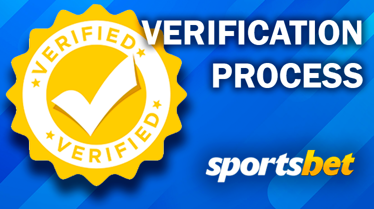 Verification mark and sportsbet logo