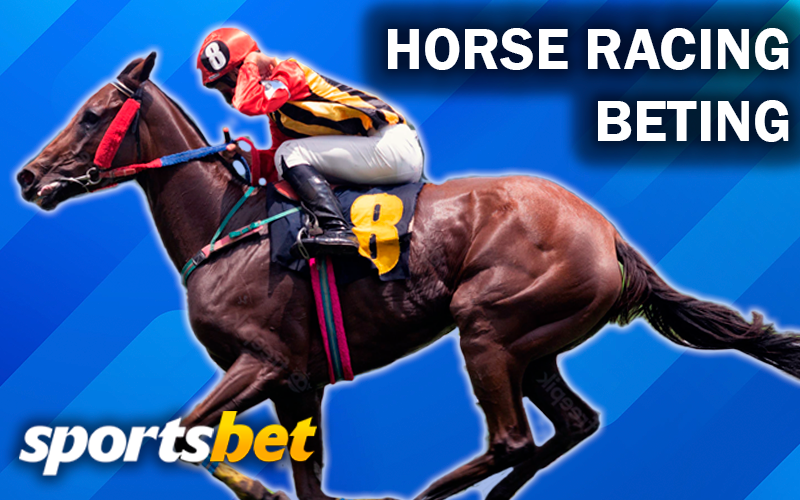 Rider on horseback and sportsbet logo