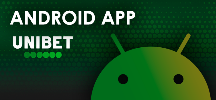 Green android logo and Unibet logo