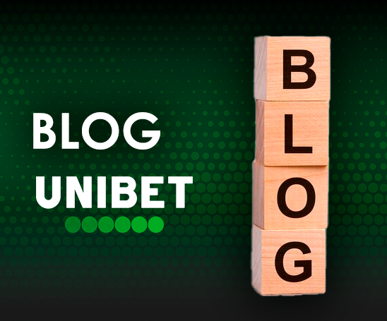 wooden dice column and Unibet logo