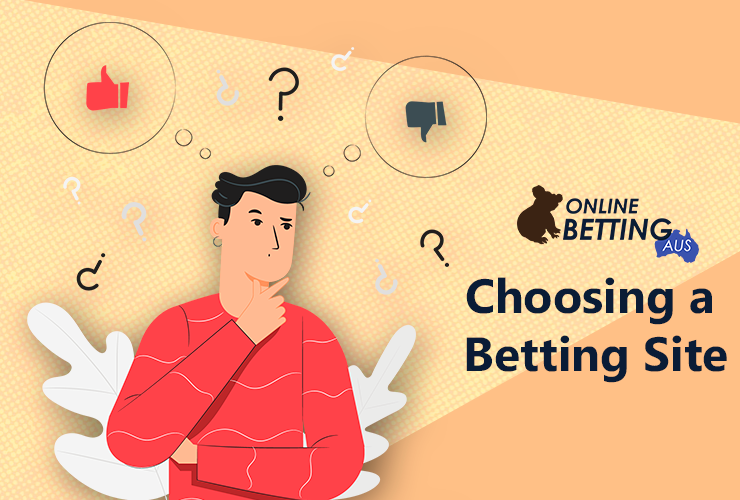 Man Thinking how to choose a Betting site