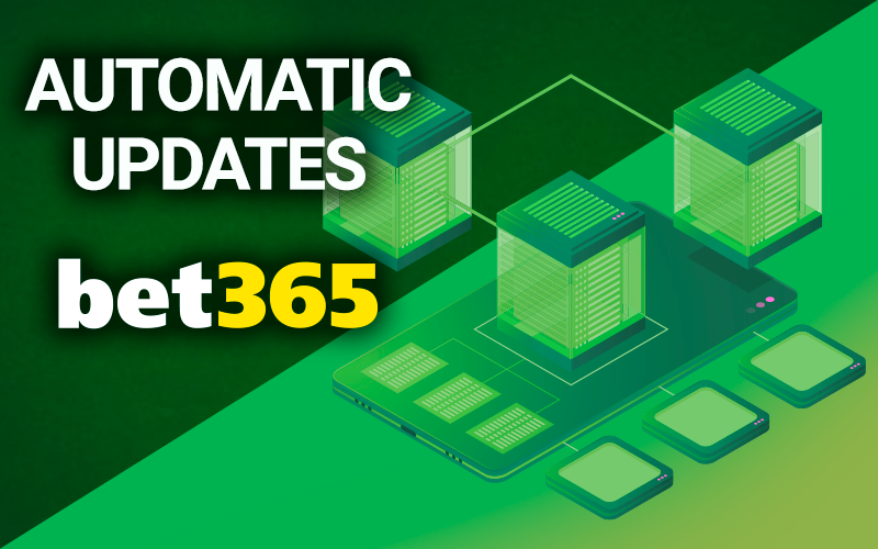 Servers to update the application and bet365 logo