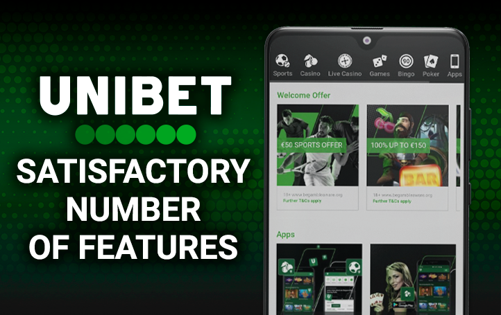 Logit unibet and android phone with app
