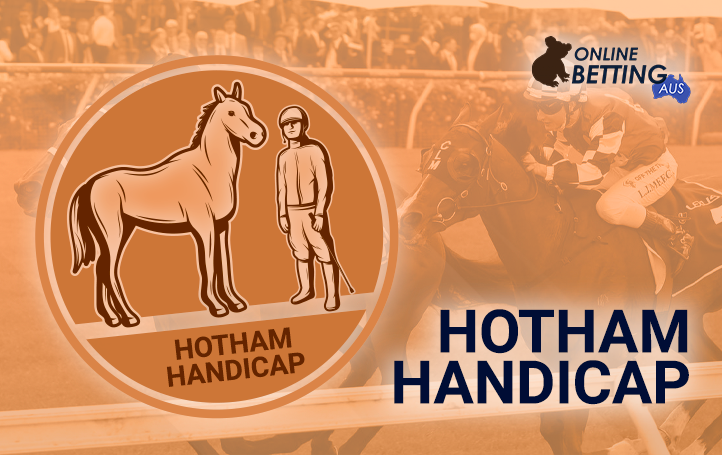 Hotham Handicap Logo and Horse Racing at OnlineBetting Aus