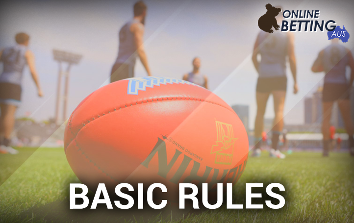 ground rules of the game of Aussie Football