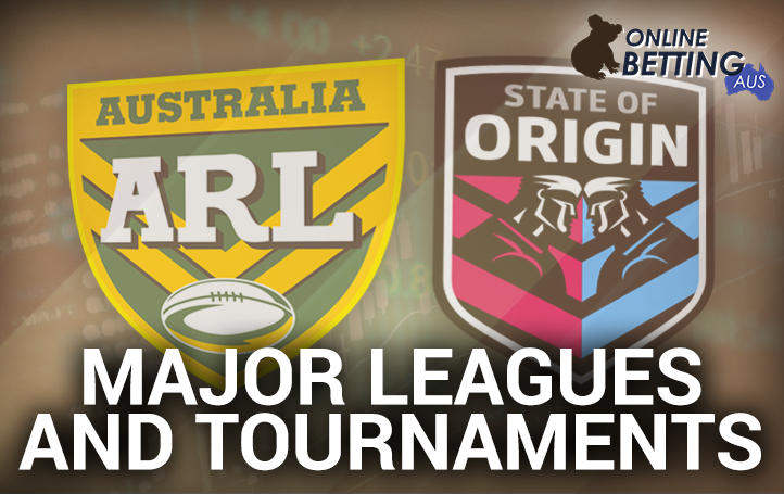ARL and SOR logo, Rugby Betting Odds in Australia